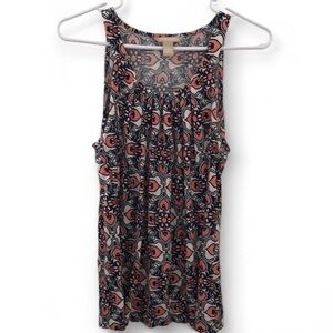 🌟BANANA REPUBLIC multi print top🧡💕